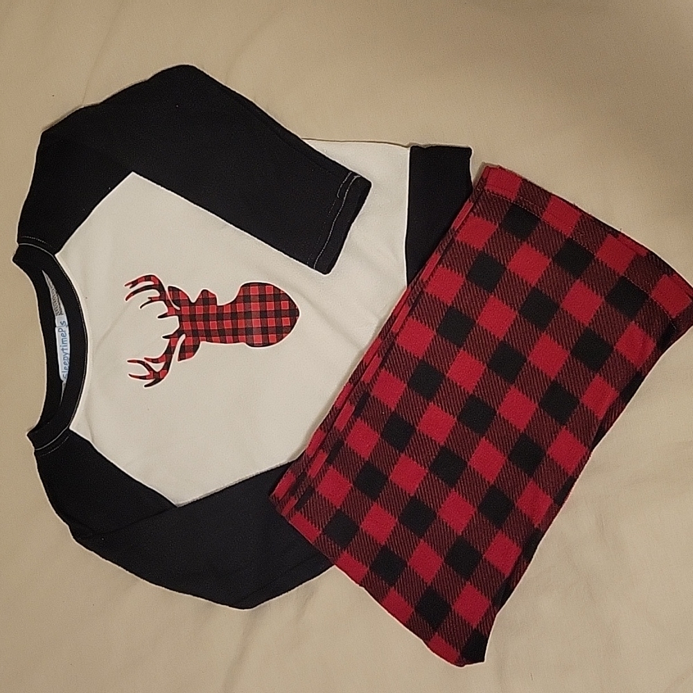 Buffalo Plaid fleece pajamas